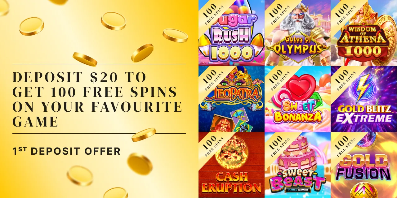 Betty Casino First Deposit Reward