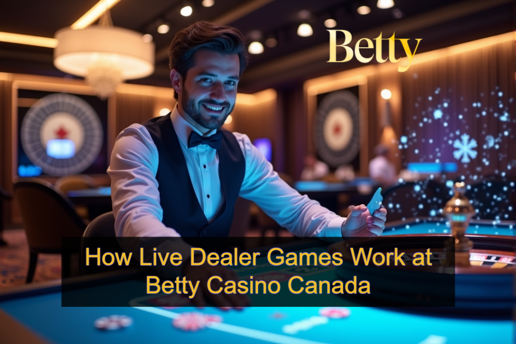 How Live Dealer Games Work at Betty Casino Canada
